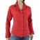 Camicia Black Foot Paillettes Red