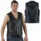 Gilet Shaf Leather " Live To Ride "