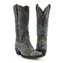 Stivale Caborca Boots Vintage Turqueza