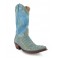 Stivale  Sendra Boots Texas Caiman Azul Cielo